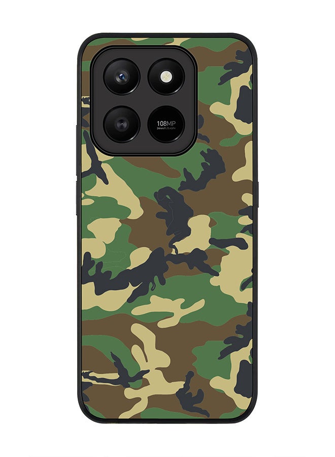 For Honor X7d 4G / X7d 5G / 400 Smart Case,Slim fit Camera Protection, Shockproof Thin Phone cover  - Jungle Camo
